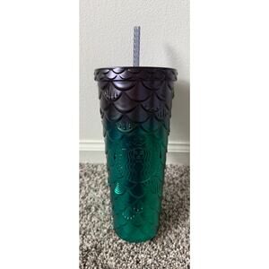 Starbucks blue-green mermaid tumbler